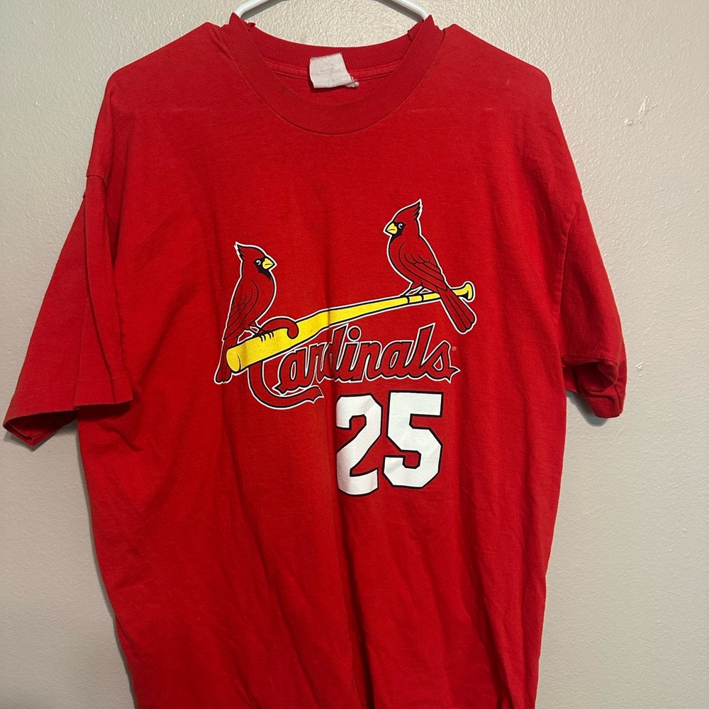 Red Cardinals McGwire T-Shirt